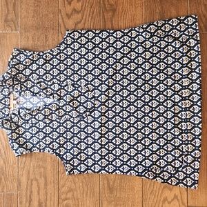 Jude Connally Keira Top Navy Blue Sleeveless XL Extra Large